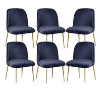 Velvet Dinner Set Chair Covers, Washable, Solid Color, Thick, Suitable for Dining Room, Living Room, Bedroom, K, 6-Piece Set.