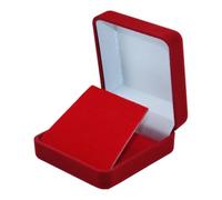 AWHAO Velvet Display Box Storage Case Brooches Pins Jewelry Organizer Pin Display Case, Red White