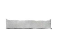 Velvet Draught Excluder - 85x20cm Energy-Efficient Door & Window Draft Stopper - Noise, Dust & Wind Blocker - Stylish Home Décor in Napel Grey - Made in Britain by Lancashire Bedding