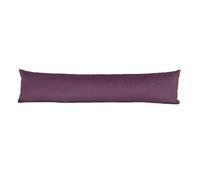 Velvet Draught Excluder - 85x20cm Energy-Efficient Door & Window Draft Stopper - Noise, Dust & Wind Blocker - Stylish Home Décor in Purple - Made in Britain by Lancashire Bedding