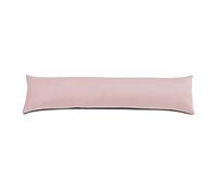 Velvet Draught Excluder - 85x20cm Energy-Efficient Door & Window Draft Stopper - Noise, Dust & Wind Blocker - Stylish Home Décor in Pink - Made in Britain by Lancashire Bedding