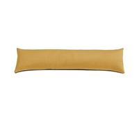 Velvet Draught Excluder - 85x20cm Energy-Efficient Door & Window Draft Stopper - Noise, Dust & Wind Blocker - Stylish Home Décor in Mustard - Made in Britain by Lancashire Bedding