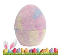 Velvet Easter Eggs - Giant Fillable Component, 6.69 x 6.69 x 8.3 inches, Plus Soft Flannel Design Construction, Reusable, Closure | for Snacks, Sweets, Treats, Basket