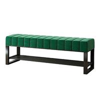Velvet Entryway Bench with Storage | Stylish Narrow Seat for Living Room & Hallway | Modern Upholstered Furniture for Small Spaces