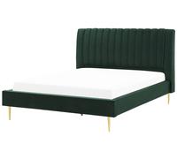Velvet EU Super King Size Bed Green MARVILLE
