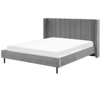 Velvet EU Super King Size Bed Grey VILLETTE