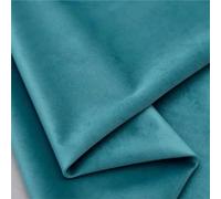 Velvet Fabric By The Meter for Sofa Covers Decorative Curtains Tablecloth DIY Sewing Thickened Textile Plain Black White Winter Fabric for Sewing(13 Lake Blue)