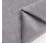 Velvet Fabric By The Meter for Sofa Covers Decorative Curtains Tablecloth DIY Sewing Thickened Textile Plain Black White Winter Fabric for Sewing(27 Gun Gray)