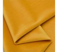 Velvet Fabric By The Meter for Sofa Covers Decorative Curtains Tablecloth DIY Sewing Thickened Textile Plain Black White Winter Fabric for Sewing(5 Yellow Gold)