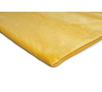 Velvet Fabrics, Velour, Stretchy Material 50x150 cm (Yellow)