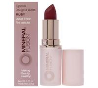 Velvet Finish Lipstick - Ruby by Mineral Fusion for Women - 0.13 oz Lipstick