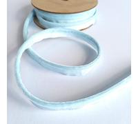 Velvet flanged Insert Piping Cord 5mm Diameter - 13 Rich Colours - Sold by The metre (Baby Blue)