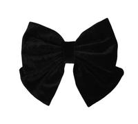 Velvet Hair Bow Elegant Hair Clips for Women, Clips Hair Clips, French Hair Accessories Headpiece for Women, Hair Accessory, for Party, Wedding, Makeup, Black