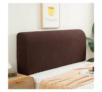Velvet Headboard Slipcover for Queen Full Twin Cal King Size, Quilted Cover Thicken Dustproof Protector Elastic Decoration (Color: Brown, Size: