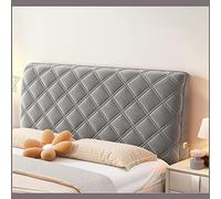 Velvet Headboards Covers Slipcover for Single/King/Double Backrest Cover Bed Head Cover Slip Protector Cover Washable Thicken Elastic All-Inclusive Bedside Decoration Protection Dust Cover ( Color : #