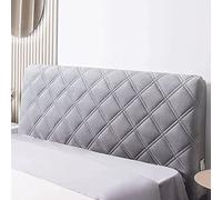 Velvet Headboards Covers Slipcover for Single/King/Double Backrest Cover Bed Head Cover Slip Protector Cover Washable Thicken Elastic All-Inclusive Bedside Decoration Protection Dust Cover ( Color : #