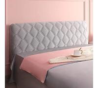 Velvet Headboards Covers Slipcover for Single/King/Double Backrest Cover Bed Head Cover Slip Protector Cover Washable Thicken Elastic All-Inclusive Bedside Decoration Protection Dust Cover ( Color : #