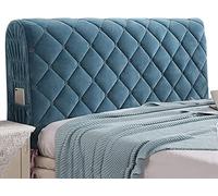 Velvet Headboards Covers Slipcover for Single/King/Double Backrest Cover Bed Head Cover Slip Protector Cover Washable Thicken Elastic All-Inclusive Bedside Decoration Protection Dust Cover ( Color : #