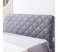 Velvet Headboards Covers Slipcover for Single/King/Double Backrest Cover Bed Head Cover Slip Protector Cover Washable Thicken Elastic All-Inclusive Bedside Decoration Protection Dust Cover ( Color : #