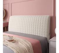 Velvet Headboards Covers Slipcover for Single/King/Double Backrest Cover Bed Head Cover Slip Protector Cover Washable Thicken Elastic All-Inclusive Bedside Decoration Protection Dust Cover ( Color : #
