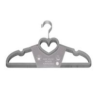 Velvet Heart Shaped Hangers 8pk - Grey - Made With Pure Velvet, Their Non-slip Fabric And Ultra Thin Design Make It Even Easier To Store Your Clothes Away