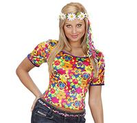 Velvet Hippie T - Shirt Costume Medium for 60s 70s Hippy Fancy Dress