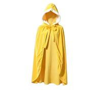 Velvet Hooded Cape Winter Cloak Medieval Stage Halloween Costume