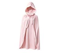 Velvet Hooded Cape Winter Cloak Medieval Stage Halloween Costume