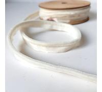 Velvet Insert Piping Cord 5mm Diameter - Sold by The metre (Cream)