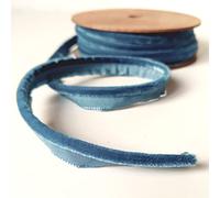 Velvet Insert Piping Cord 5mm Diameter - Sold by The metre (Teal)