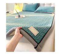 Velvet Japanese Futon MattressThick RollUp Floor Bed for Adults Portable Sleeping Pad for Dorm & Guest Use Queen/Double/King/Twin Size 135x200cm/53x79in