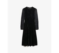 Superdry Lace Long Sleeve Short Dress Black XS Woman