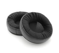 Velvet/Leather Memory Foam Ear Pads Replacement Cushions Covers Earmuffs for Samson SR 850 SR850 SR-850 Headphones Headset sponge sleeve(Black Leather)