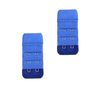 Velvet London Bra Extender 2 Hooks Soft and Comfortable Bra Maternity Underwear Bra Extensions Bra Strap Extenders (Blue)