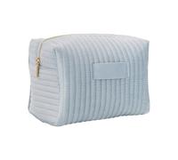 Velvet Makeup Bag - Cosmetic Organizer, Large Capacity Storage Pouch, Zippered Beauty Case, Portable Travel Toiletry Holder for Daily Use Vanity Suitcase Handbag