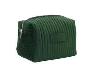 Velvet Makeup Bag - Makeup Brush Organizer, Large Capacity Pouch, Travel Toiletry Bag | Soft Zipper Case Daily Use Bathroom Vanity Beauty Accessories Portable Stylish Storage Gift Luxury Set