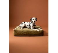 Velvet mattress sleeve rectangle khaki