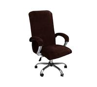 Velvet Office Chair Cover Stretch with Armrest Covers Desk Chair Covers | Desk Armchair Slipcover Replacement Washable Rotating Universal Gaming Chair Covers