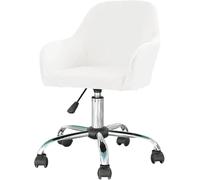 Velvet Office Chair Slipcover with Arms Cover Chairs for Vanity Stretch Wingback Dining Chair Cover Protector Modern Computer Chairs Protector for Kitchen Living Room(A,2pack)