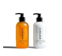 Velvet Orchid Body Wash & Lotion Set for Men | Luxury Body Wash & Fast-Absorbing Moisturiser | Fragrance Inspired by Black Orchid | Paraben-Free & Cruelty-Free Grooming Kit | 2x 200