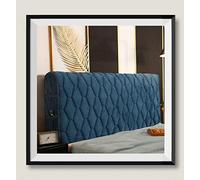 Velvet Padded Bed Headboard Slipcover king size /small /double super king size headboard cover double/single bed grey blue Protector Slipcover for Bed Headboard Dustproof ( Color : M , Size : 180CM )