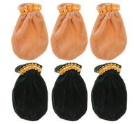 Velvet Piano Pedal Covers 6pcs Beige Protective Sleeves | Precise Fit Protection, Prevents Wear, Upright and Grand Use, Homes or Studios, Elegant Structured Cover Random Color