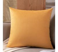 Velvet Pillow Cases Square Extra Large Cushion Covers 50x50, 60 x 60,50x70,60x80 cm Soft Pillow Cover with Invisible Zipper Decorative Pillowcases 2 Pack for pillows Sofa Couch(#9,55x55 cm(Set of 2 ))