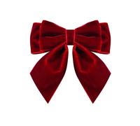 Velvet Pre-Tied Big Bow Knot Brooch Pin for Women Girls Fabric Ribbon Bowknot Collar Lapel Pins Clip Scarf Suit Dress Shirt Bouquet Corsage Brooches Fashion Jewelry Gifts Christmas Prom, S, Velvet