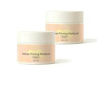 Velvet Priming Moisture Cream, Pore Blurring & Makeup Gripping Primer, Hydrate & Lock Makeup All Day for All Skin(B)