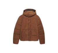 Velvet puffer jacket Superdry Premium Marron S