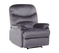 Velvet Recliner Chair Grey ESLOV