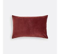 Velvet Rectangular Velvet Cushion Cover Dark Red