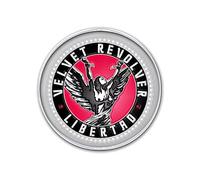 Velvet Revolver Libertad Badge (One Size) (Grey/Black/Red)