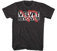 Velvet Revolver Men's T Shirt Vintage Logo Album Concert Tour Merch Black